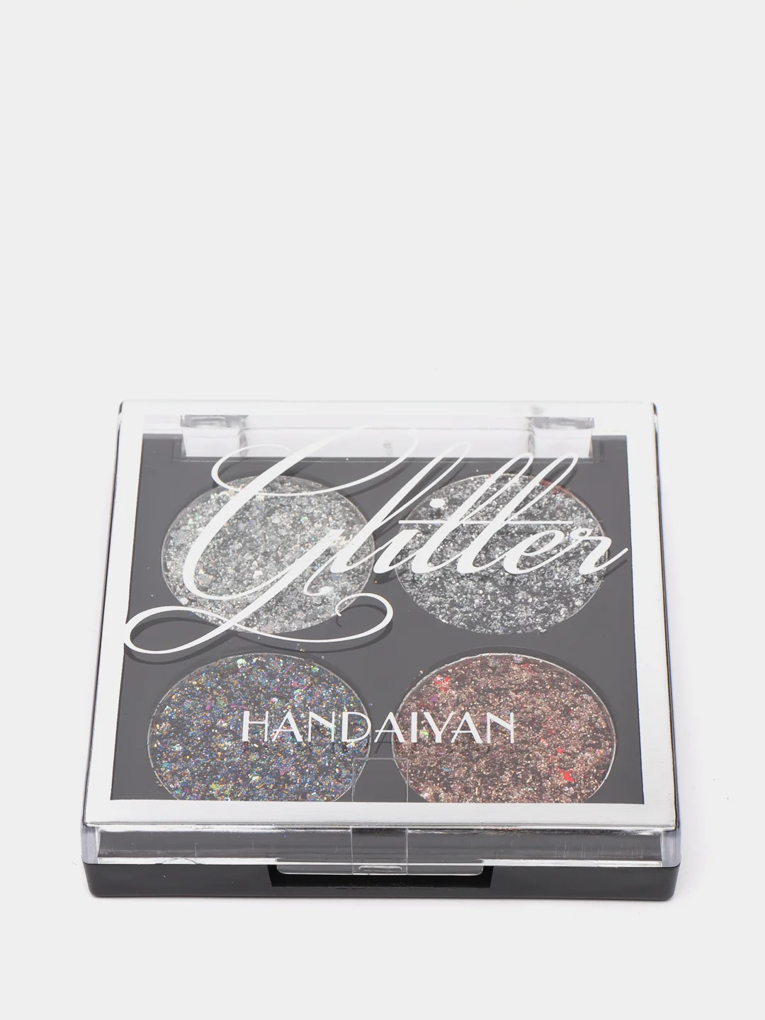 Черный тени - глиттер для макияжа Handaiyan Glitter Eye Shadow