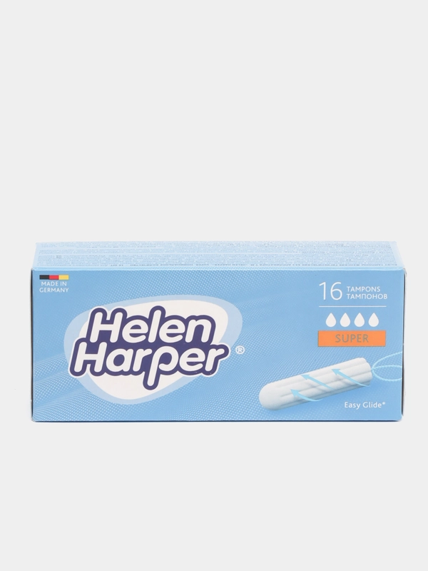 Тампоны безаппликаторные Helen Harper Super, 16 штук
