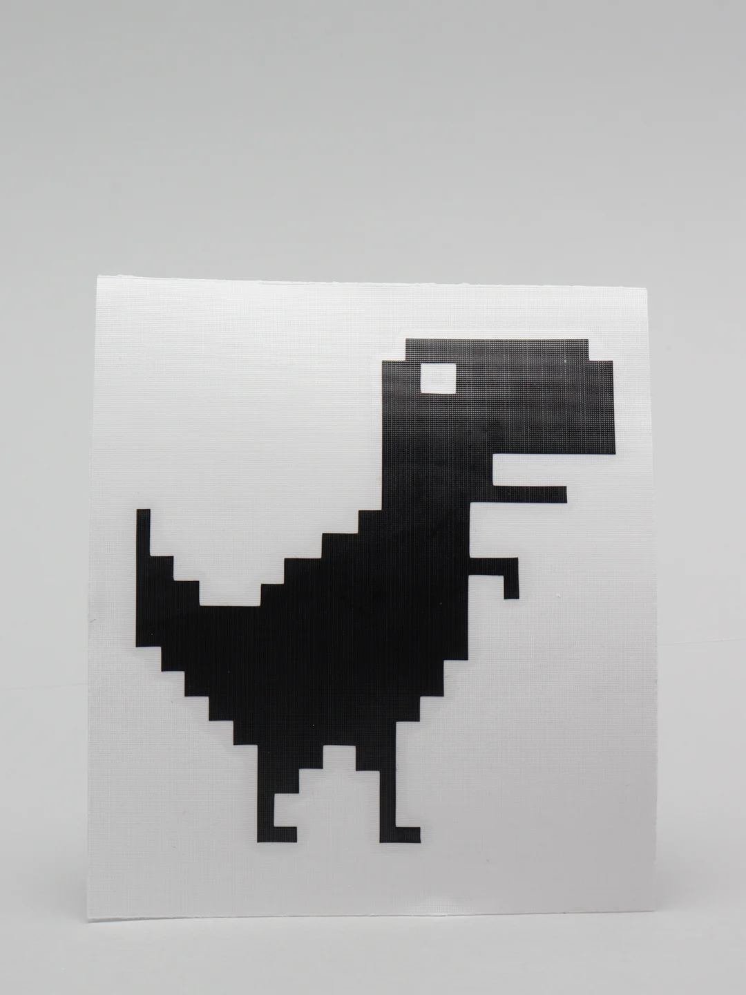 Черный наклейка на любую поверхность T-Rex "Динозавр Тирекс", без фона