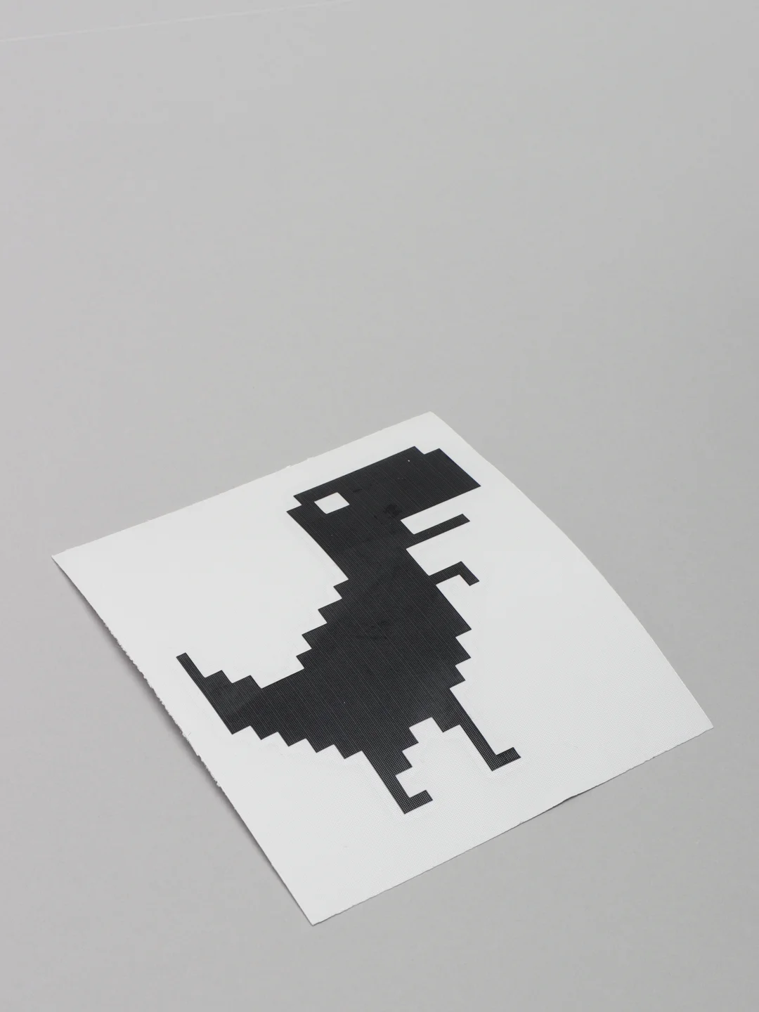 Черный наклейка на любую поверхность T-Rex "Динозавр Тирекс", без фона