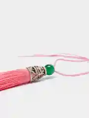 Розовый кисточка декоративная для рукоделия, 9 см