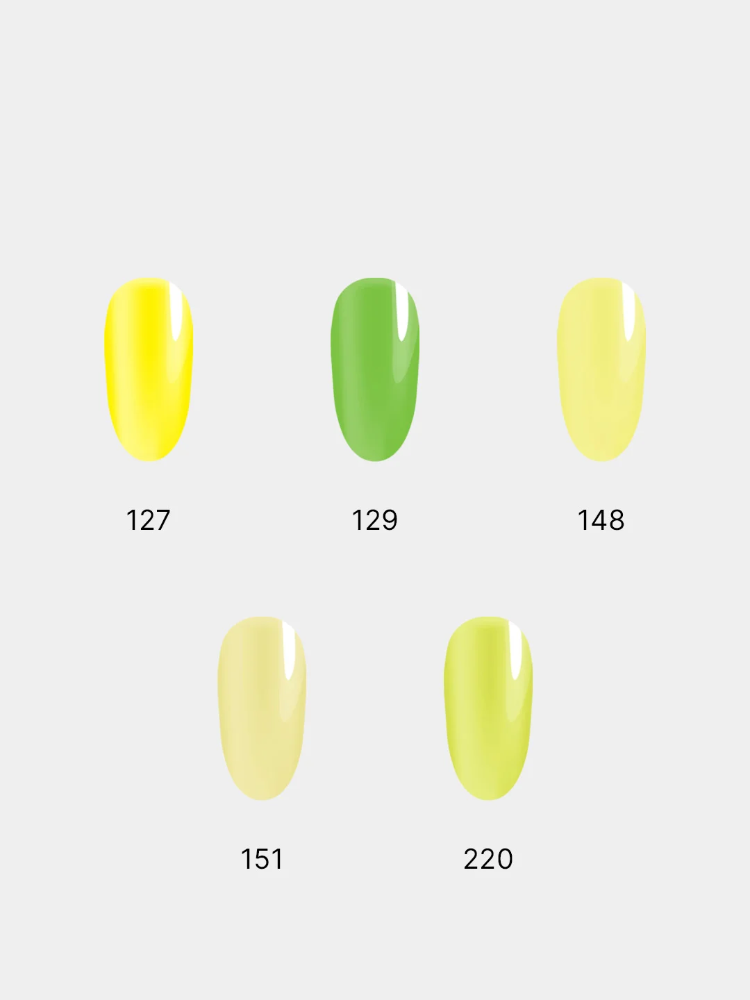 Гель-лак для ногтей Dona Jerdona, серия "Yellow", 10 мл