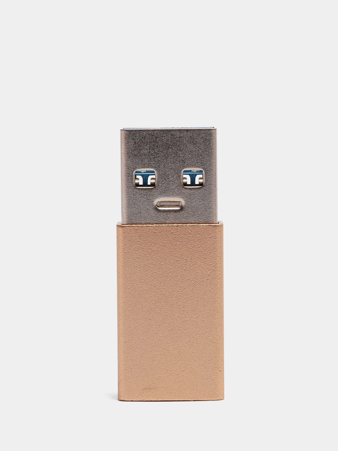 Золотой адаптер переходник usb type-c на usb 3.0 otg