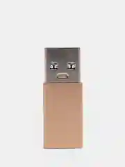 Золотой адаптер переходник usb type-c на usb 3.0 otg