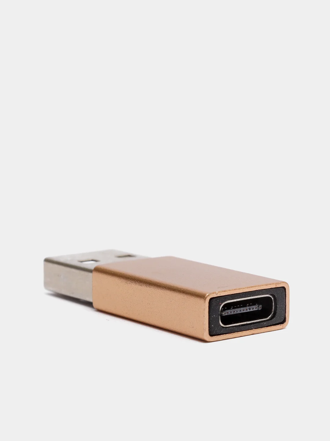 Золотой адаптер переходник usb type-c на usb 3.0 otg