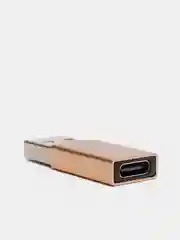 Золотой адаптер переходник usb type-c на usb 3.0 otg