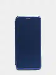Темно-синий чехол-книжка с визитницей для Realme C21 полная защита телефона, с отделом для карт