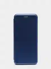 Темно-синий чехол-книжка с визитницей для Realme C11 (2021), C20, полная защита с отделом для карточки