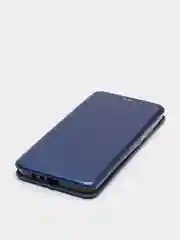 Темно-синий чехол-книжка с визитницей для Realme C11 (2021), C20, полная защита с отделом для карточки