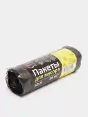 Мешки для мусора, мусорные пакеты черные, 30 л, 60 л