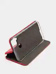 Красный чехол-книжка с визитницей для Realme C12