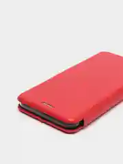 Красный чехол-книжка с визитницей для Realme C12