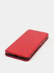 Красный чехол-книжка с визитницей для Realme C12
