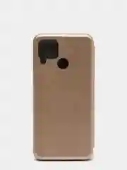 Золотой чехол-книжка с визитницей для Realme C12