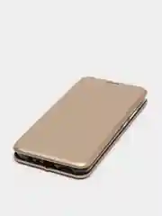 Золотой чехол-книжка с визитницей для Realme C12