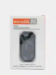 Черный беспроводные наушники компактные TWS BT, Bluetooth-гарнитура 5.0, зарядный кейс, Android