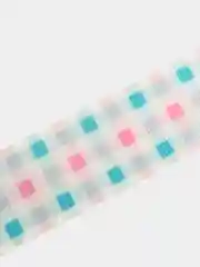 Бирюзовый лента репсовая, 25 мм, отрез 1 м