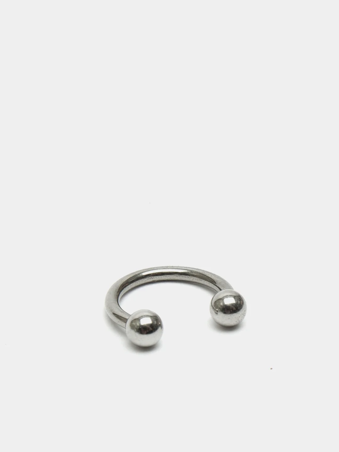 Серебряный септум, циркуляр для пирсинга носа, 5 цветов, 8 мм