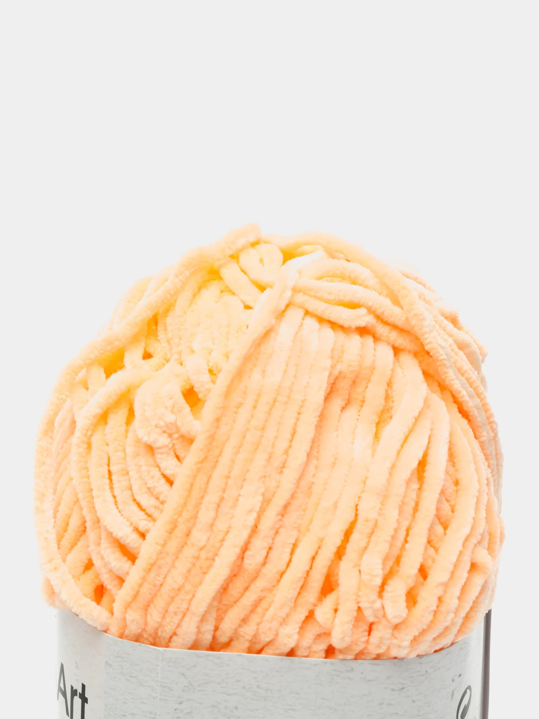 Кремовый пряжа плюшевая YarnArt Velour, 100 г, 170 м (Пряжа Велюровая)