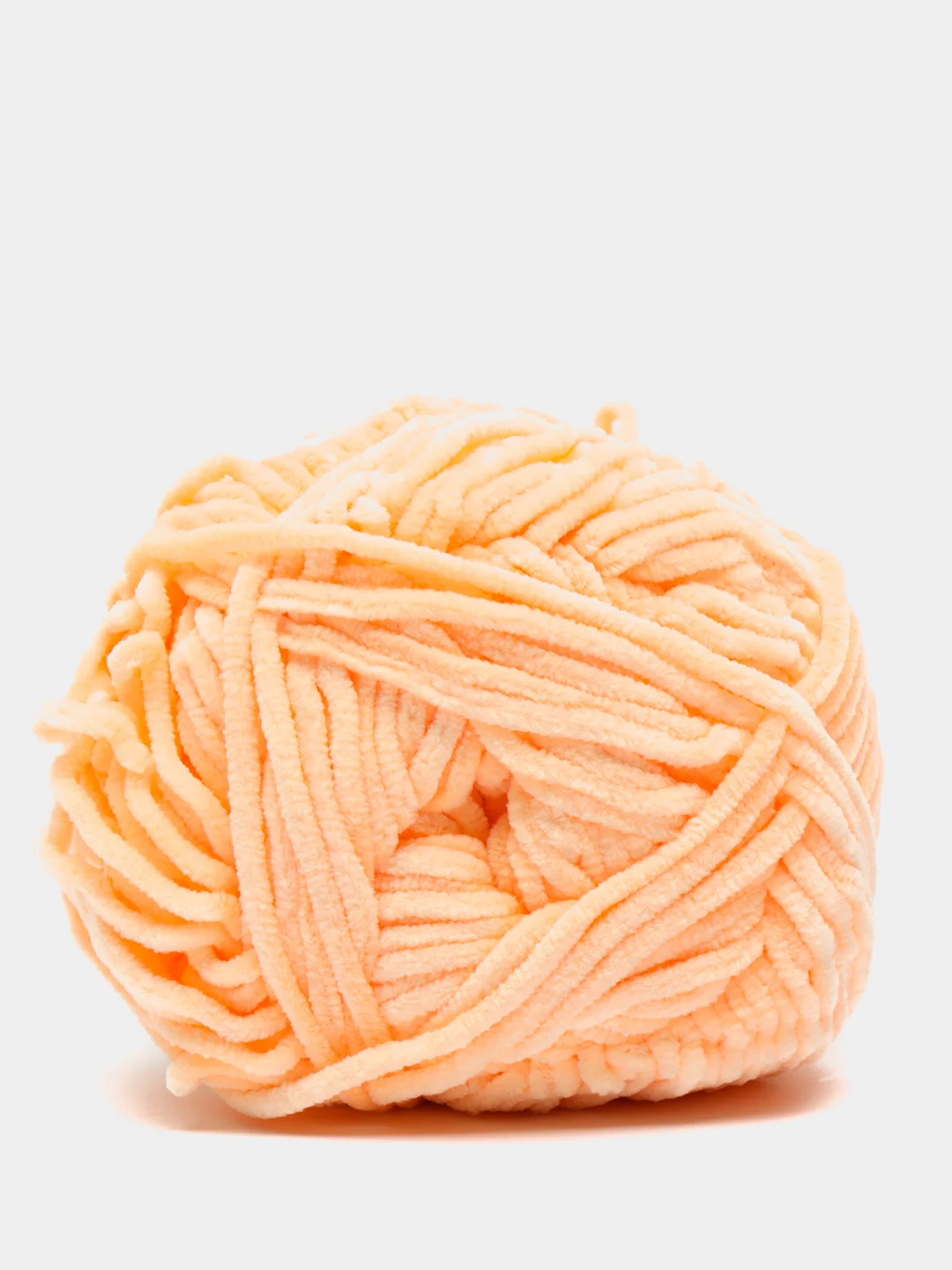 Кремовый пряжа плюшевая YarnArt Velour, 100 г, 170 м (Пряжа Велюровая)