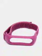 Пурпурный ремешок нейлоновый для Xiaomi mi band 4/5/6/7, на липучке, Сяоми ми банд