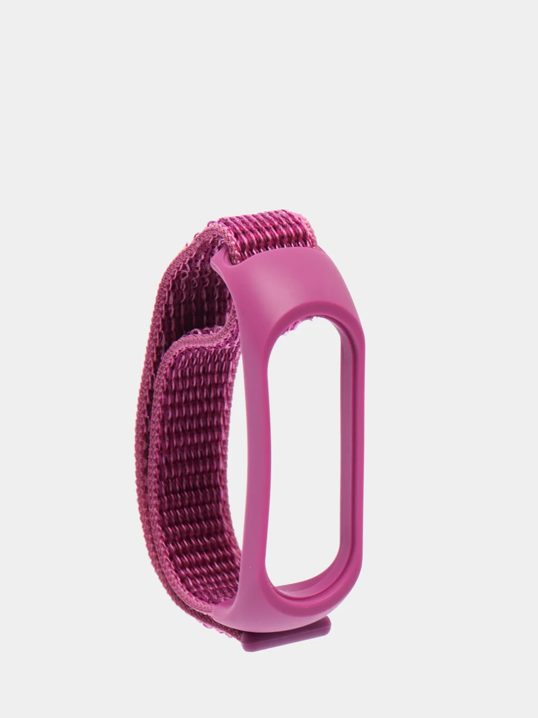 Пурпурный ремешок нейлоновый для Xiaomi mi band 4/5/6/7, на липучке, Сяоми ми банд
