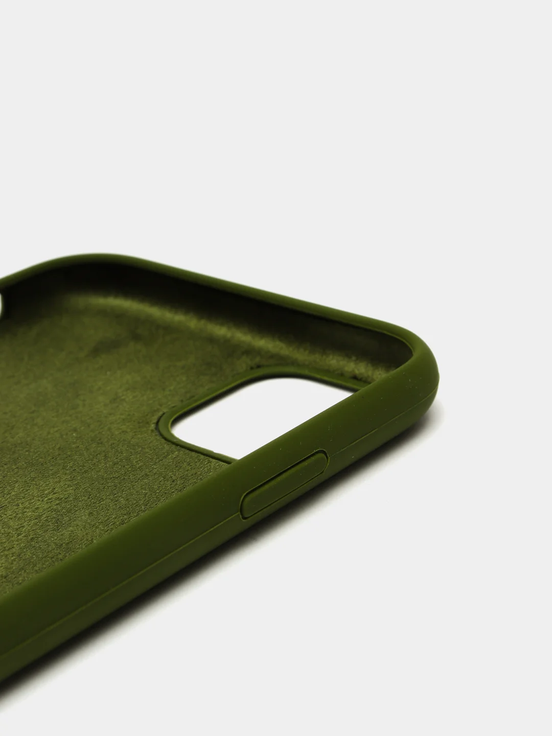 Хаки чехол Silicone case для iPhone 11/XR/12/7/8/X/XS/6S/Pro/Max,Plus,SE Силиконовый (айфон)
