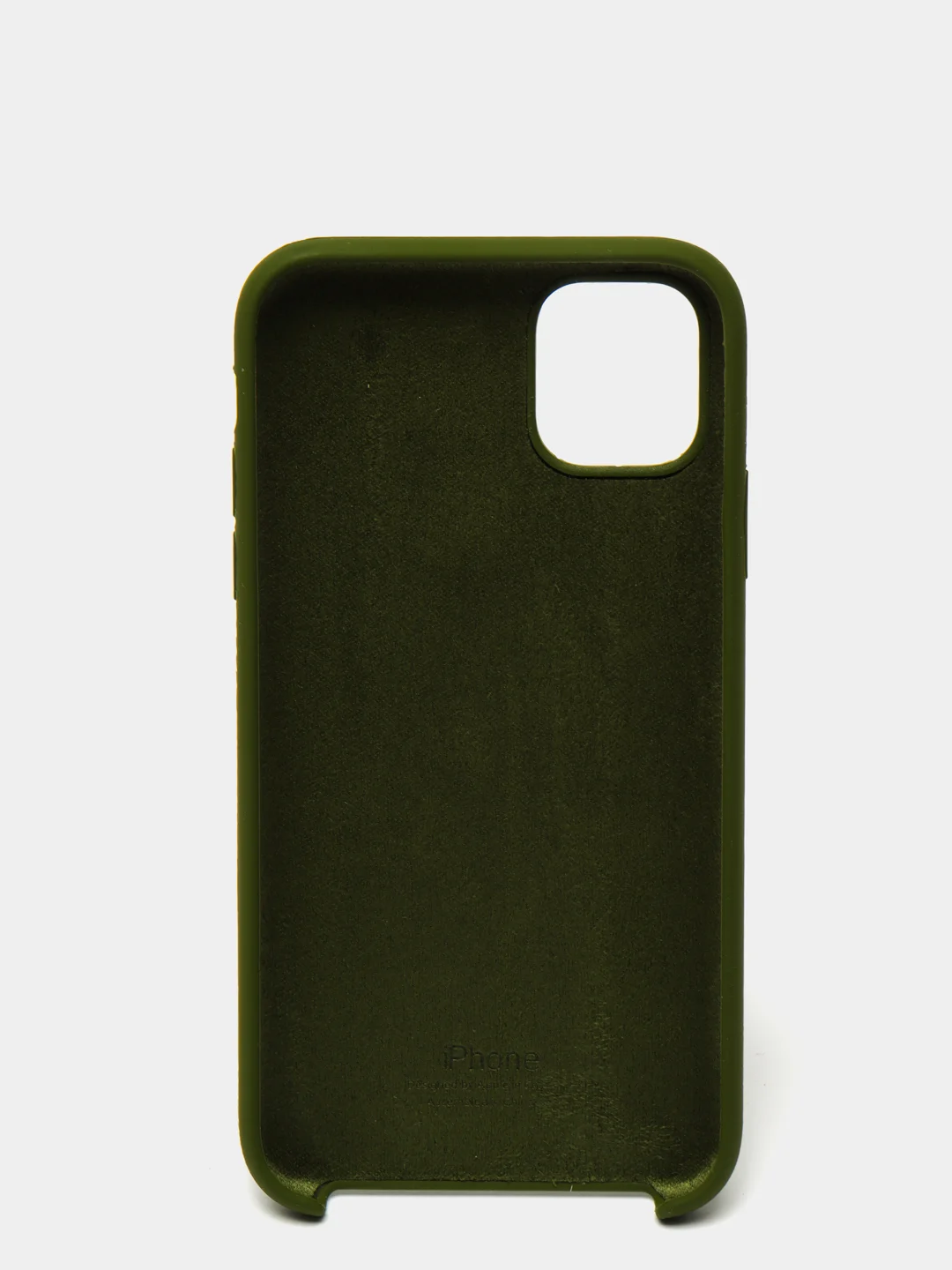 Хаки чехол Silicone case для iPhone 11/XR/12/7/8/X/XS/6S/Pro/Max,Plus,SE Силиконовый (айфон)