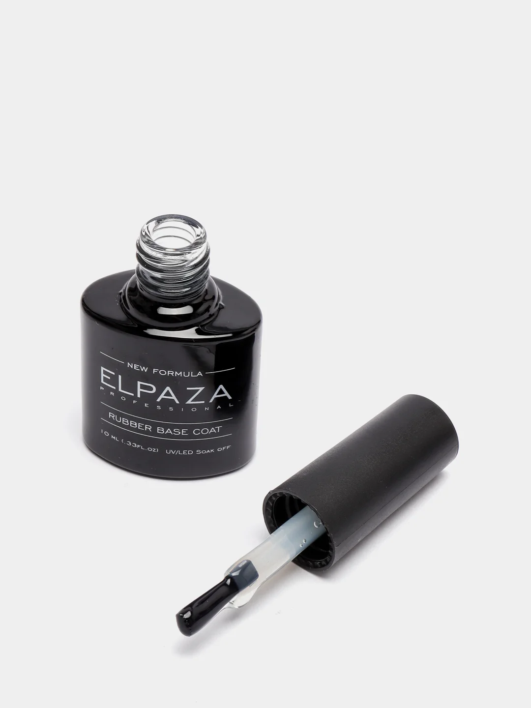 ELPAZA набор: гель-лак Rubber Base Coat, 10 мл, No Wipe Top Coat, 10 мл