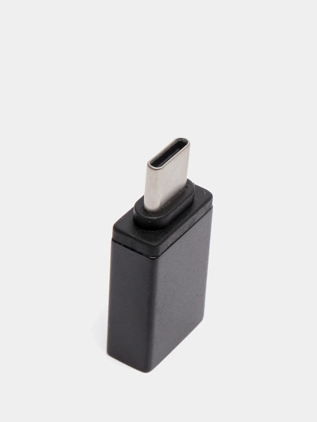 Черный адаптер переходник usb type c на otg usb