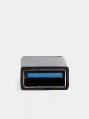 Черный адаптер переходник usb type c на otg usb