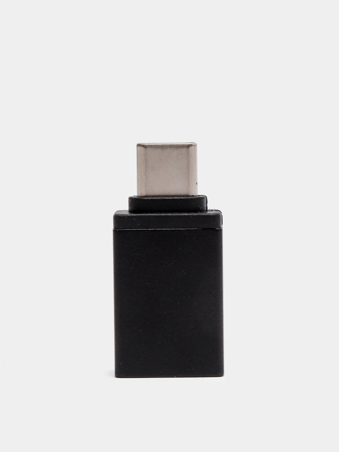 Черный адаптер переходник usb type c на otg usb