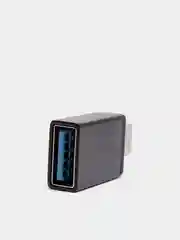 Черный адаптер переходник usb type c на otg usb