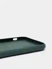 Зеленый чехол на iPhone 11, 13, 12, XR, Pro, Max, Mini, бархатный