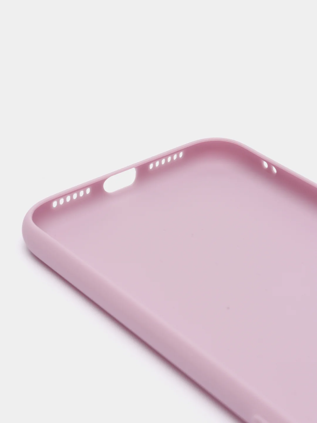 Лавандовый чехол iPhone 11 силиконовый с защитой камеры противоударный ( Айфон 11 )