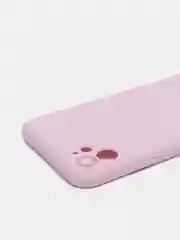 Лавандовый чехол iPhone 11 силиконовый с защитой камеры противоударный ( Айфон 11 )