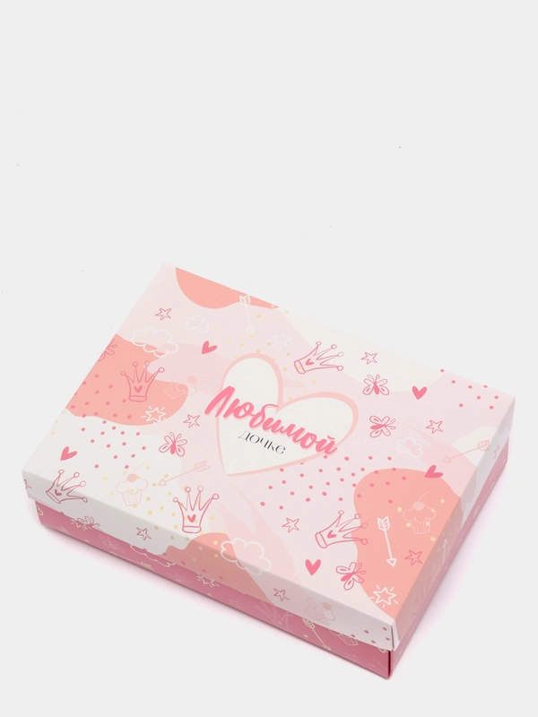 Складная коробка "Для семьи", с крышкой, 21 х 15 х 5,7 см