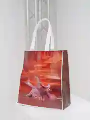 Красный шоппер для покупок, 37 х 40 см