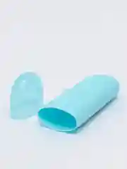 Голубой футляр для зубной щетки / Дорожный футляр для щетки и пасты
