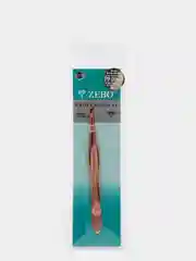 Пинцет диагональный для бровей Zebo Professional