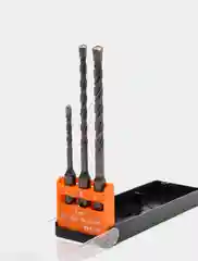 Набор буров по бетону системы SDS-plus, 3 штуки, 5/110, 6/160, 8/160