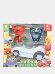 Набор игровой "Мишки": лисичка, сова, машинка, 3+