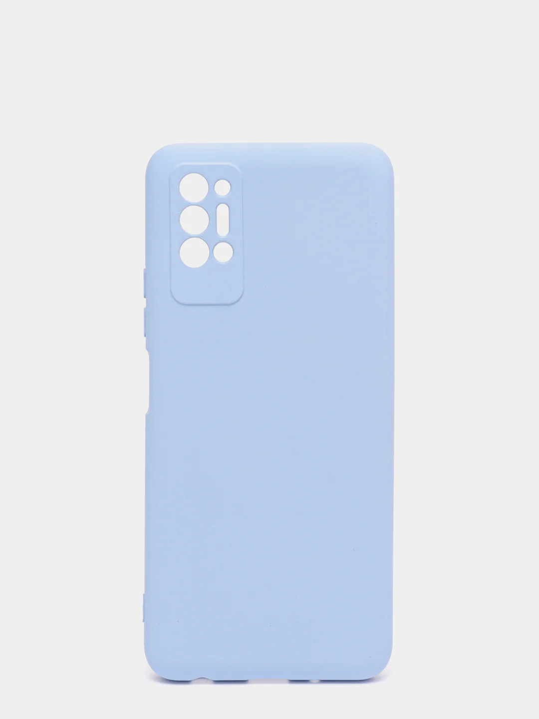 Лавандовый чехол с защитой камеры и бархатом внутри TECNO POVA 2
