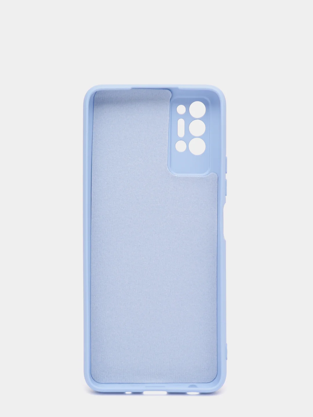 Лавандовый чехол с защитой камеры и бархатом внутри TECNO POVA 2