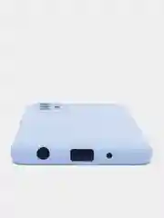 Лавандовый чехол с защитой камеры и бархатом внутри TECNO POVA 2