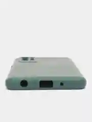 Тёмно-зелёный чехол с защитой камеры и бархатом внутри TECNO POVA 2