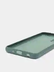 Тёмно-зелёный чехол с защитой камеры и бархатом внутри TECNO POVA 2