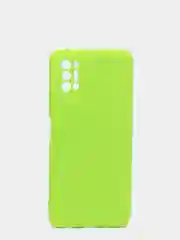 Салатовый чехол с защитой камеры и бархатом внутри TECNO POVA 2