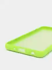 Салатовый чехол с защитой камеры и бархатом внутри TECNO POVA 2