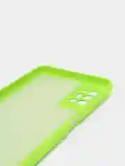 Салатовый чехол с защитой камеры и бархатом внутри TECNO POVA 2
